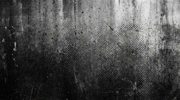 A gritty abstract gradient texture with monochrome grain, speckled stipple noise and rough grunge overlay, dusty halftone atmosphere, ultra-realistic, no logos.