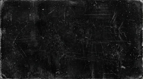 A dark grunge overlay on black, scratches, dust, noisy grain and aged photo wear, distressed monochrome texture with gritty depth, ultra-realistic, no logos.