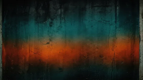 Teal orange and black gradient backdrop with grainy poster texture, moody color blend, contemporary bold atmosphere, ultra-realistic, no logos.