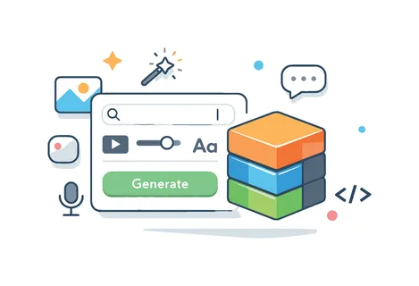 AI tool abstraction and unified interfaces in modern software ecosystems focusing on hiding complexity of multiple tools behind a single simplified interaction layer for