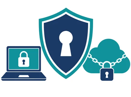 Protecting digital assets through robust cybersecurity measures, including secure networks and cloud data protection