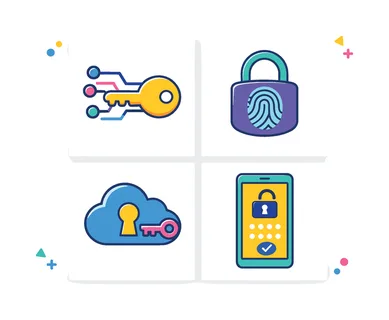 Digital authentication workflow and cybersecurity awareness enabling users to manage secure access and protect personal data across connected technology systems and online services