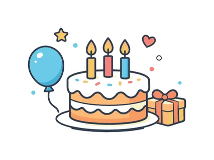 Celebration planning and joyful party atmosphere in a lifestyle event context focused on organizing memorable birthdays and social gatherings, a birthday cake with
