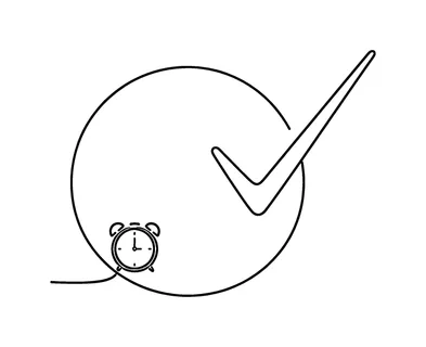 Maintaining strong discipline and building consistent habits through simple repeated daily routines over time, a flowing line forming a circular loop that gradually