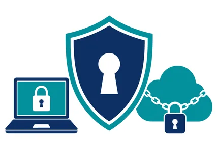 Protecting digital assets through robust cybersecurity measures, including secure networks and cloud data protection