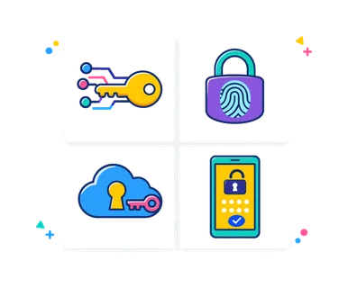 Digital authentication workflow and cybersecurity awareness enabling users to manage secure access and protect personal data across connected technology systems and online services