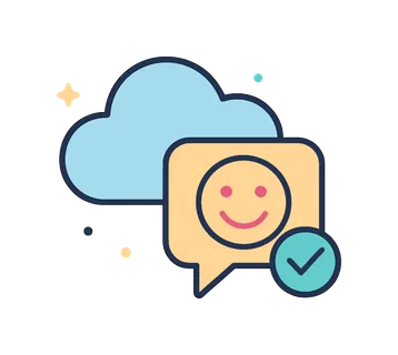 AI-driven sentiment detection and text analysis enabling automated understanding of user opinions and emotional tone in digital communication, a cloud connected with a