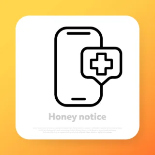 Online consultation icon. Doctor videocalling. Online medical service. Medical web site or app. Vector line icon for Business and Advertising.