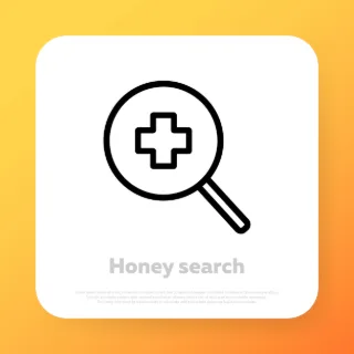 Search a hospital icon. Hospital geolocation. Way to the hospital. Emergency call. Vector line icon for Business and Advertising.