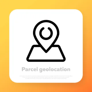 Geotag icon. Geo location icon. Map address. Vector line icon for Business and Advertising.