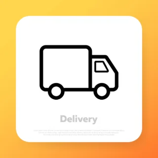 Delivery icon. Online shopping. Vector line icon for Business and Advertising.