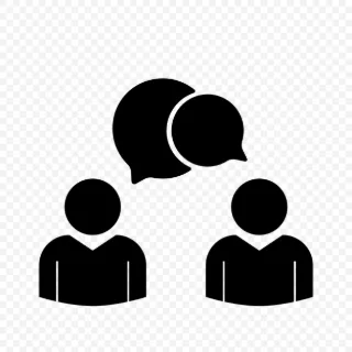 Conversation icon vector. Communication, teamwork, relationship, dialog, business comunity. Vector line icon for Business and Advertising.