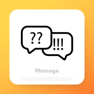 Message icon. Chat notification. Conversation. Vector line icon for Business and Advertising.