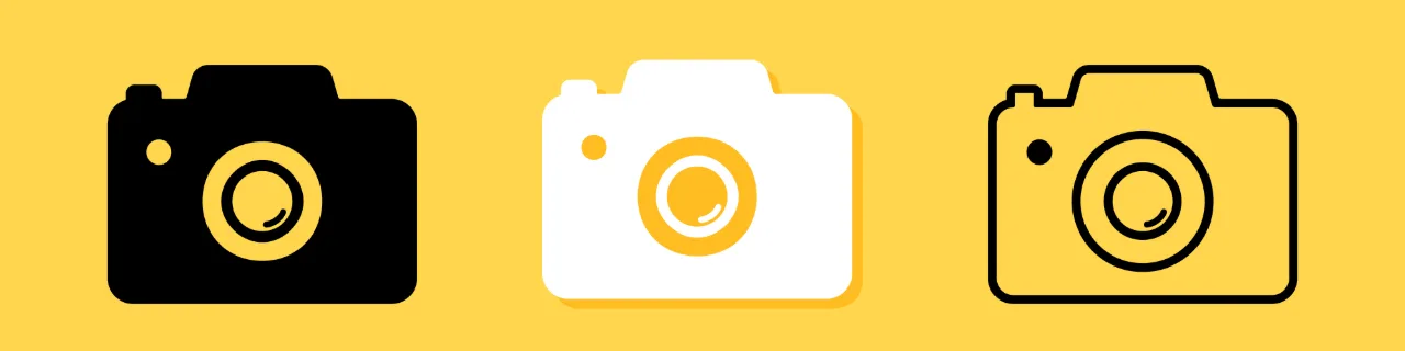 Camera icon set. Photocamera sign. Take a picture. Camera symbol for your web site design, logo, app, UI. Vector line icon for Business and Advertising.