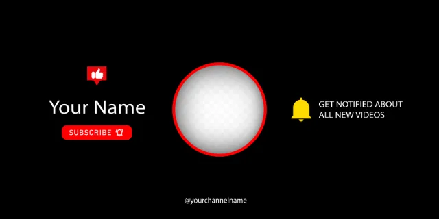 Subscribe button. Chammel banner. Vector line icon for Business and Advertising.