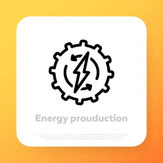 Electric power icon. Flash icon. Symbol for your web site design, logo, app, UI. Vector line icon for Business and Advertising.