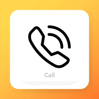 Phone icon. Call sign. Conversation. Online support. Vector line icon for Business and Advertising.