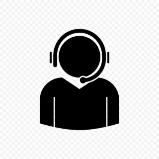 Online support icon vector. Hotline operator, consultant, customer service. Vector line icon for Business and Advertising.