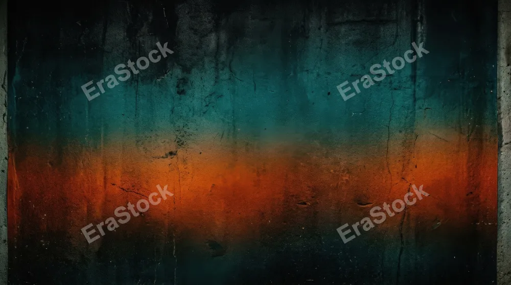 Teal orange and black gradient backdrop with grainy poster texture, moody color blend, contemporary bold atmosphere, ultra-realistic, no logos.