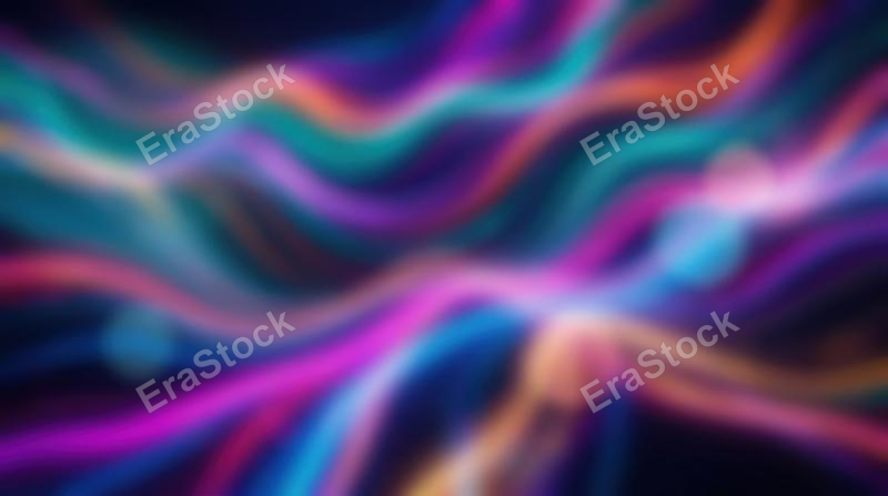 An abstract neon gradient background with vivid glowing colors, fluid light transitions and sleek modern depth, ultra-realistic, no logos.