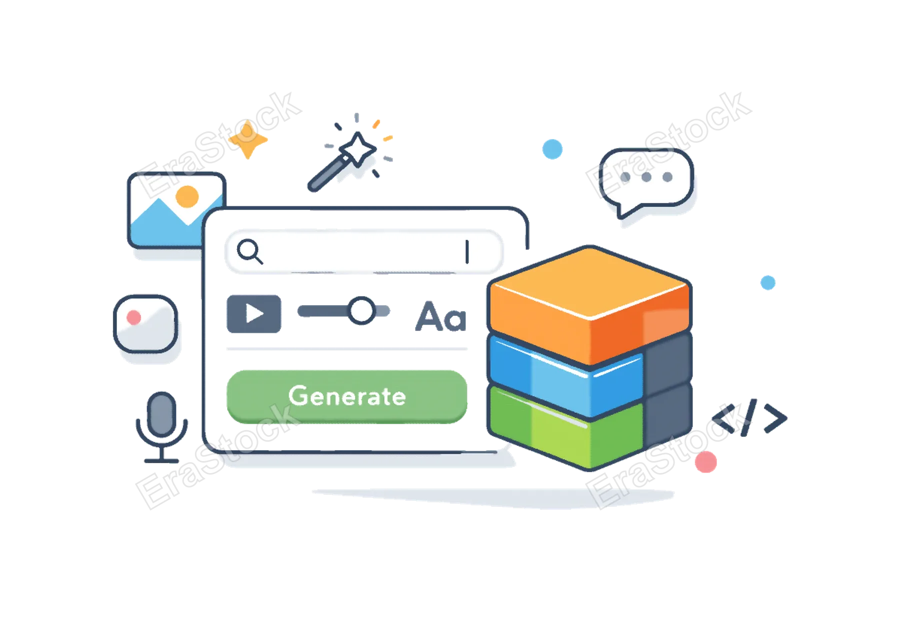 AI tool abstraction and unified interfaces in modern software ecosystems focusing on hiding complexity of multiple tools behind a single simplified interaction layer for