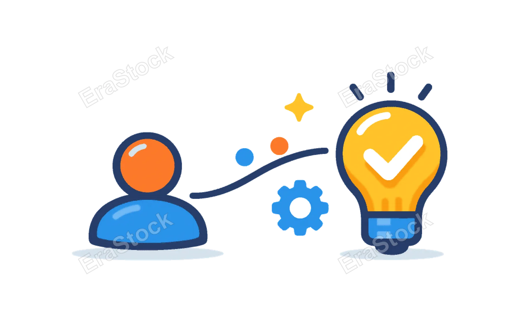 Expert consultation scenario focused on receiving professional advice and specialized knowledge to solve complex problems in a business environment, a simple user icon