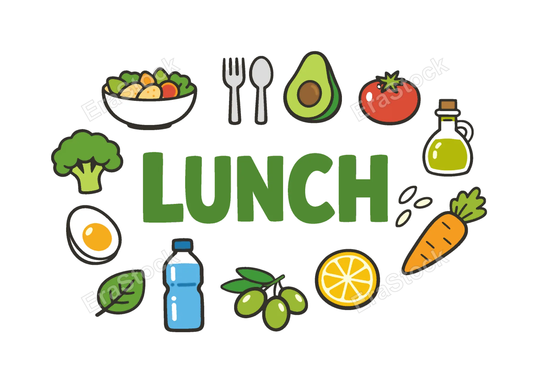 Healthy balanced lunch preparation concept focused on combining fresh ingredients, simple cooking steps, and nutritious foods that provide energy and support daily wellness. LUNCH