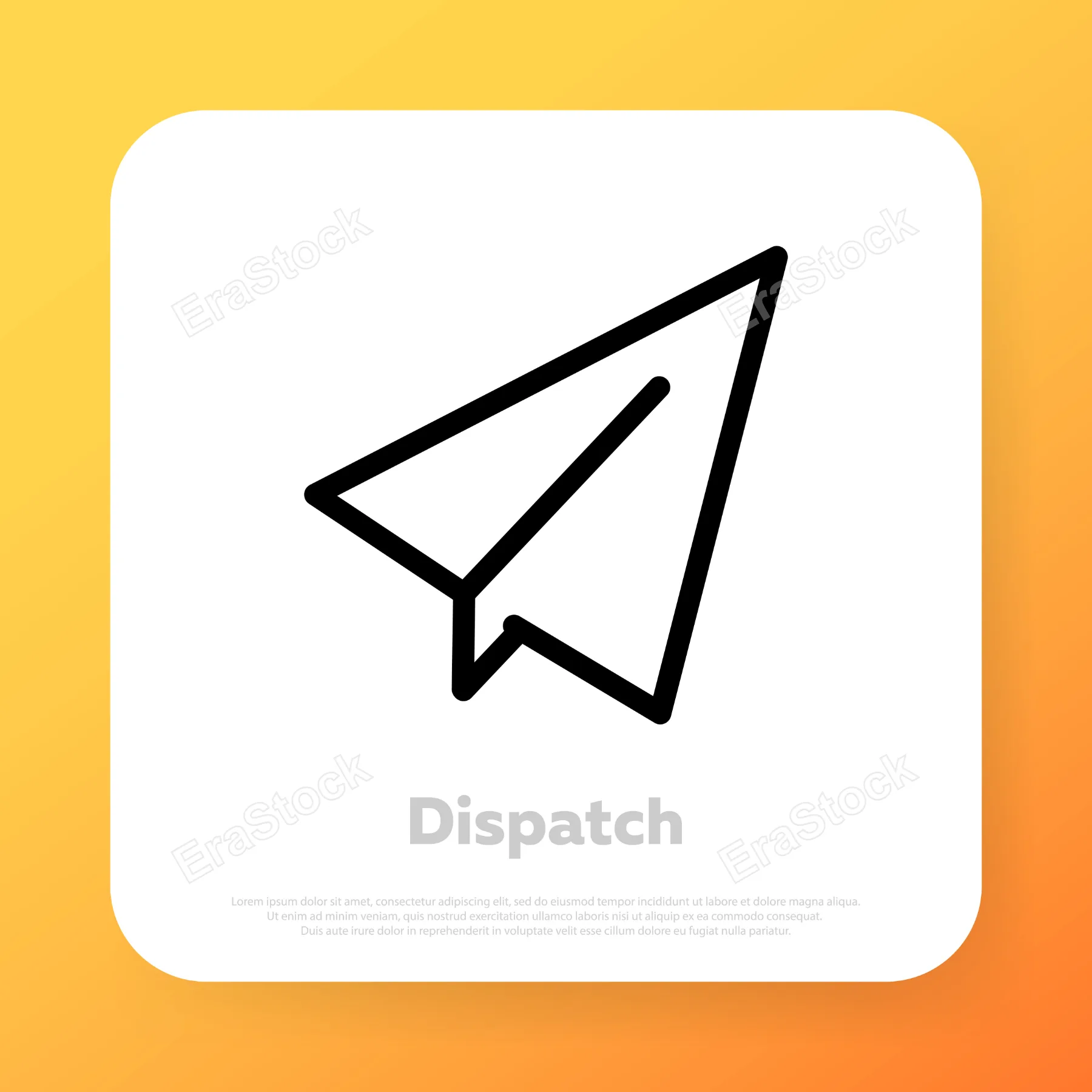 Online delivery icon. Distribution. Vector line icon for Business and Advertising.