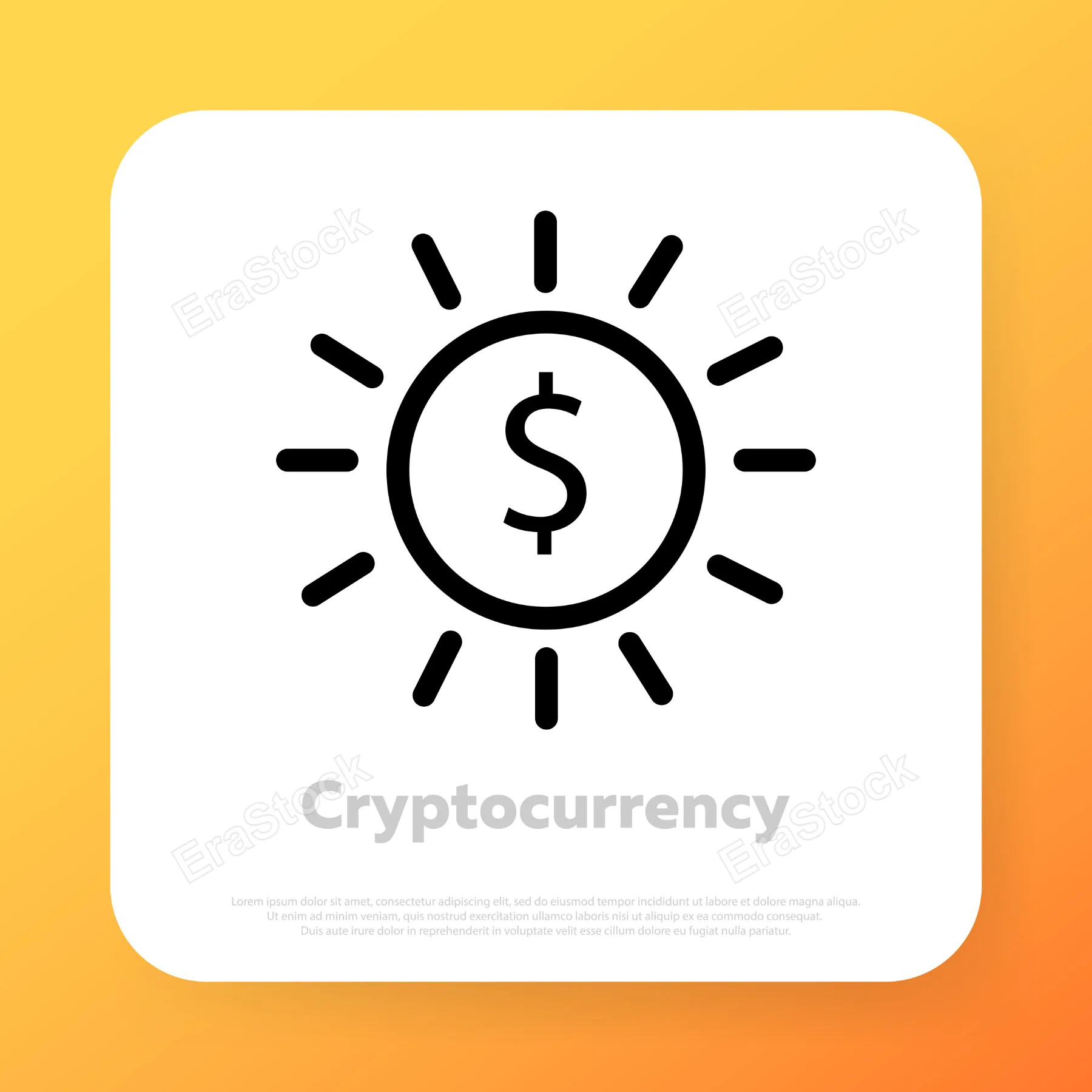 Dollar coin icon. Jackpot cpncept. Vector line icon for Business and Advertising.