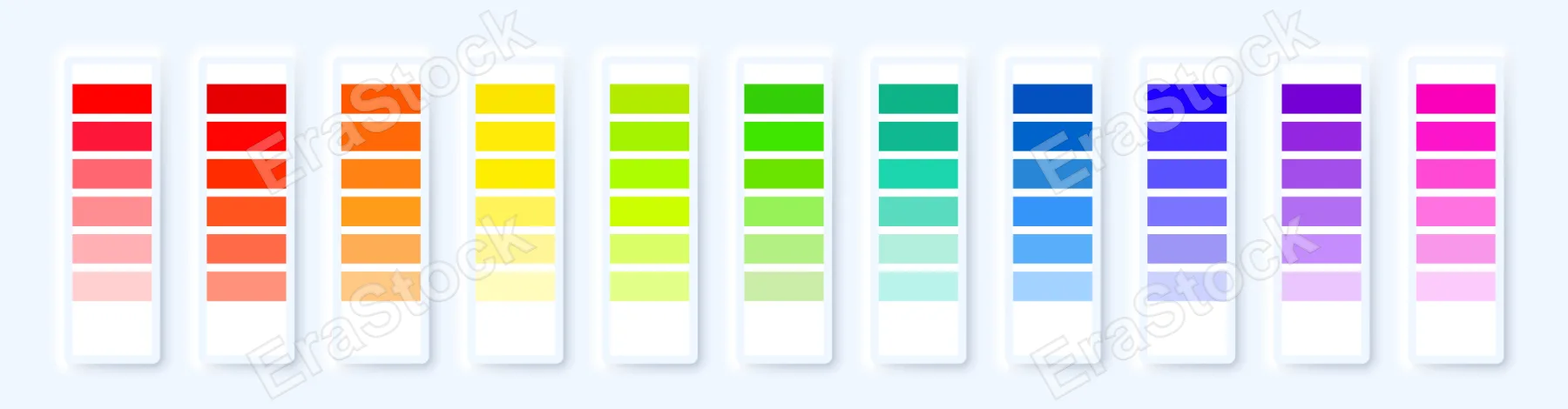 Color palette icon set. Vector line icon for Business and Advertising.