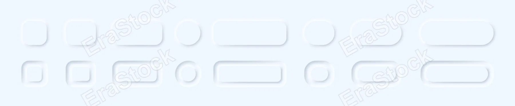 Neumorphism button. Sliders for websites, mobile menu, navigation and apps. Vector line icon for Business and Advertising.