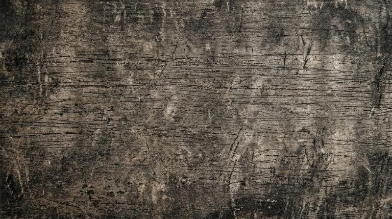 A horizontal distress overlay texture with worn scratches, faded grain, and vintage surface character, ultra-realistic, no logos.
